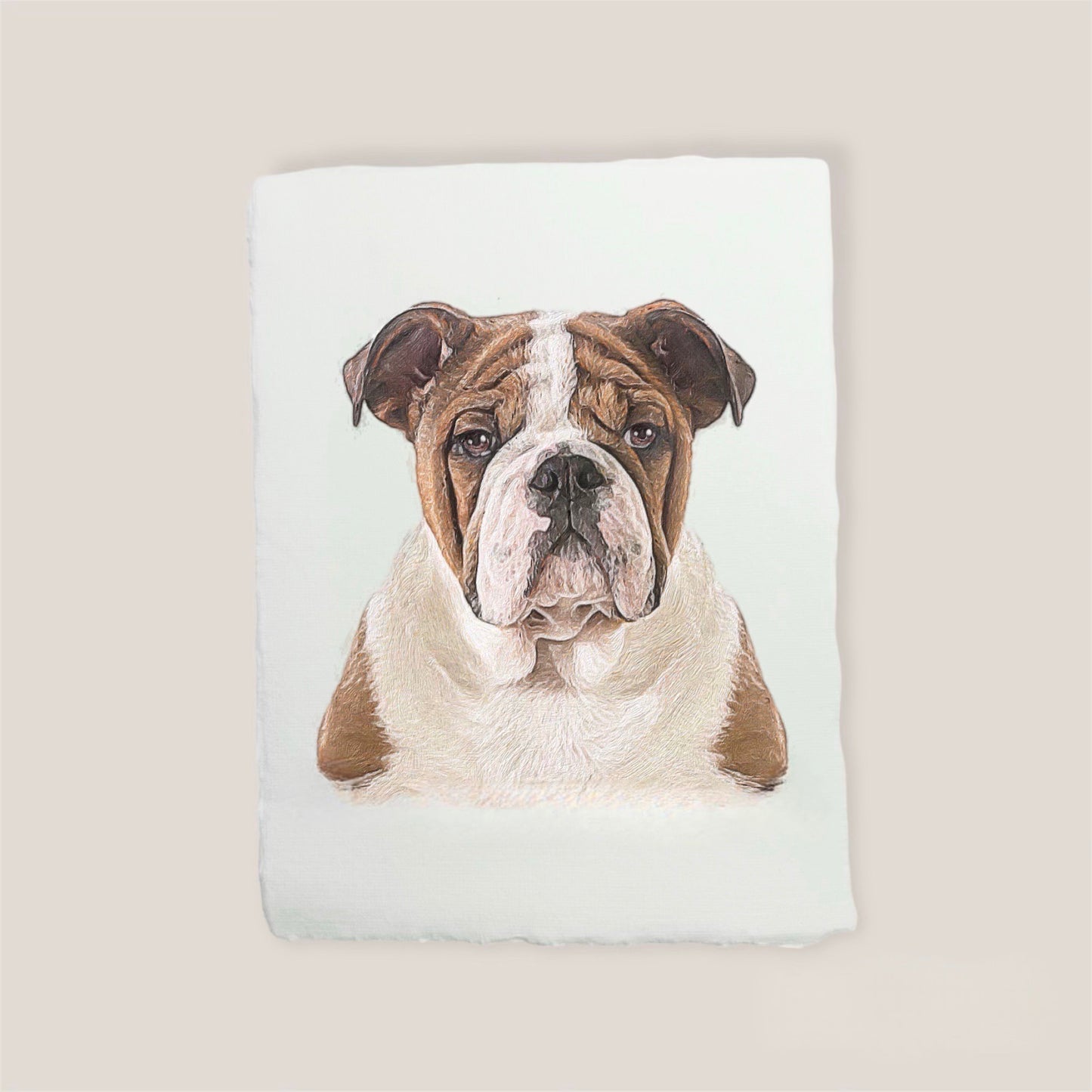 bulldog print