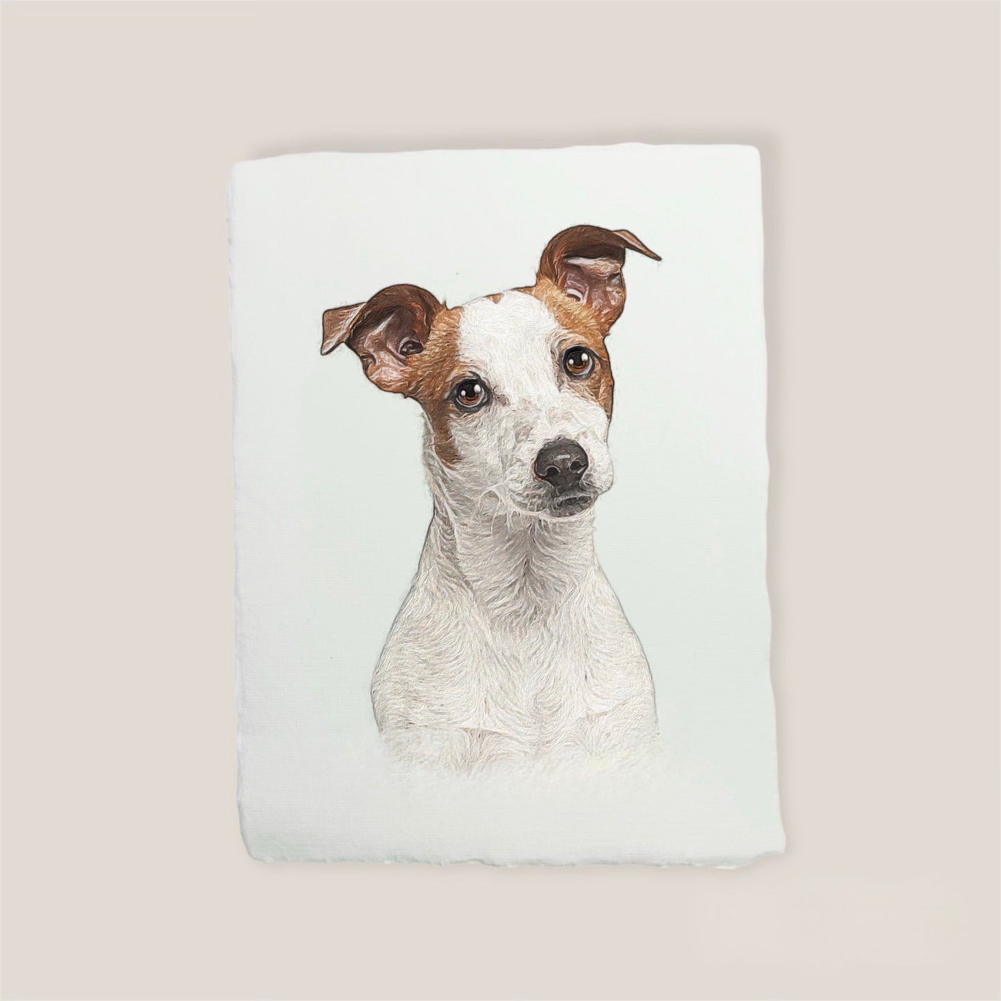 jack russell terrier print