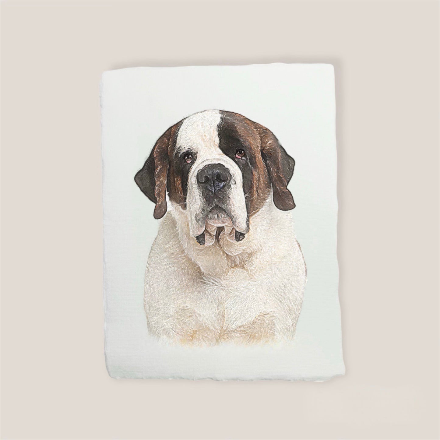 st. bernard print