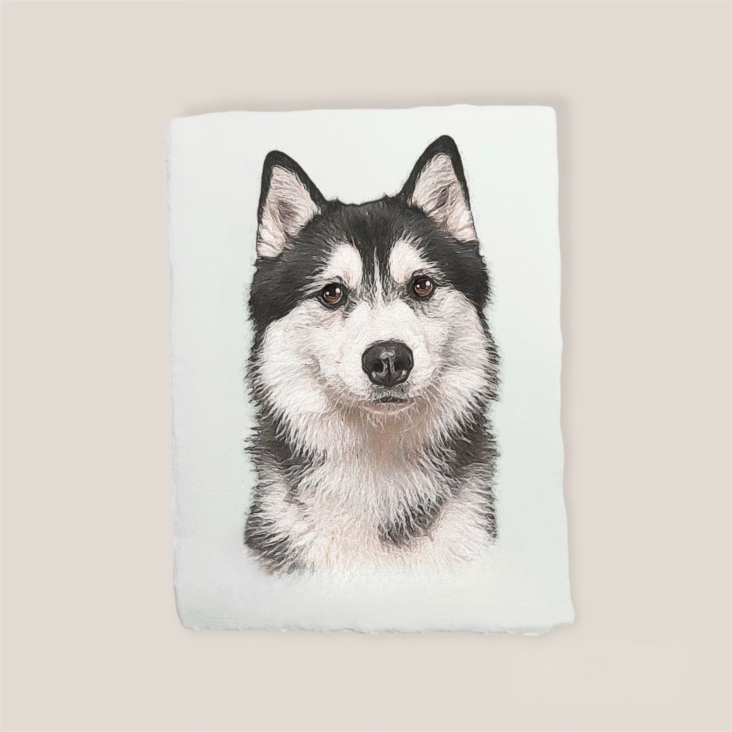 siberian husky print